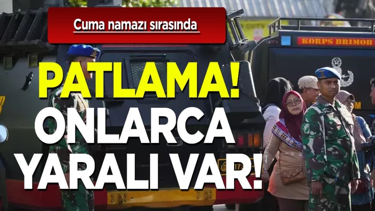 Endonezya'da patlama! Okul kampüsündeki camide cuma namazı sırasında patlama: Çok sayıda yaralı var