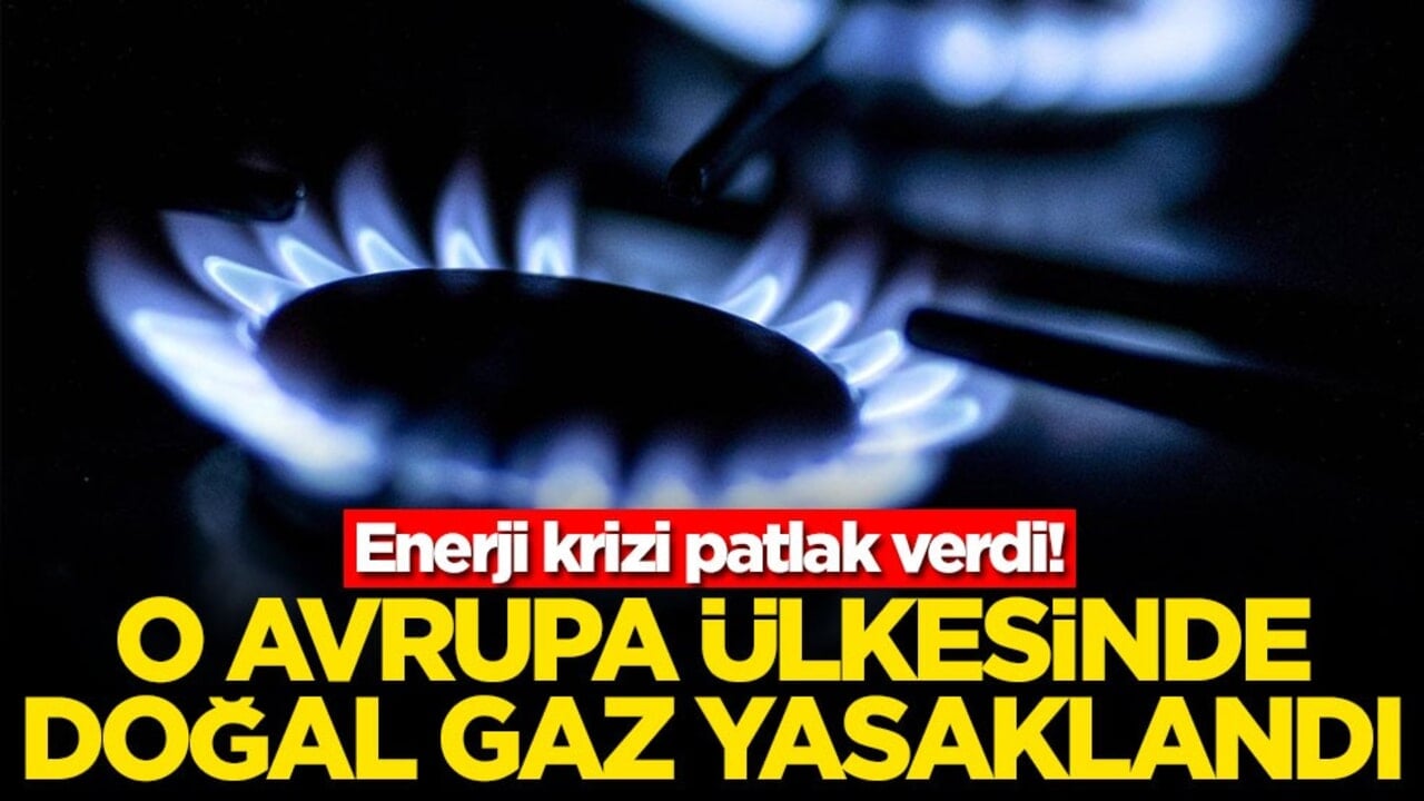 Enerji krizi patlak verdi! O Avrupa ülkesinde doğal gaz yasaklandı