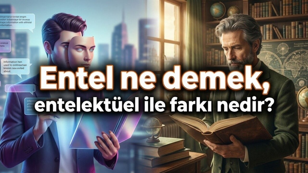 Entel ne demek, entelektüel ile farkı nedir?