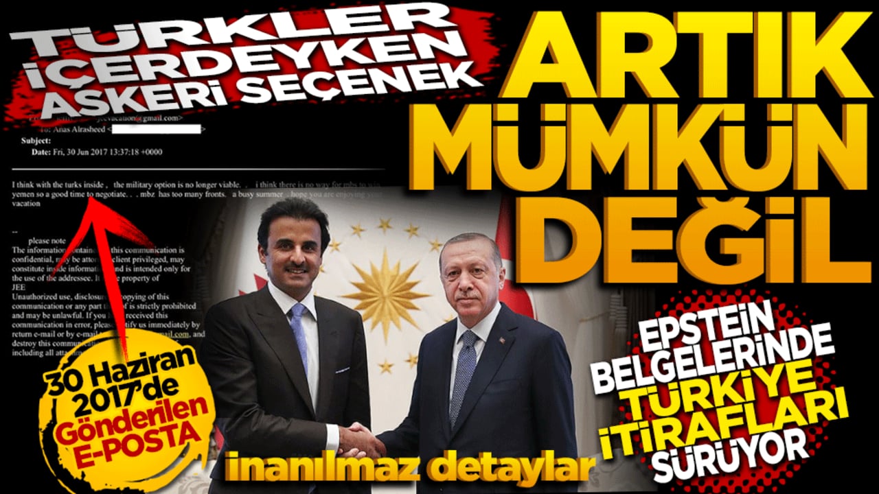 Epstein Belgelerinde TÜRKİYE İtirafı sürüyor: "Türkler İçerideyken Askeri Seçenek Artık Mümkün Değil!"