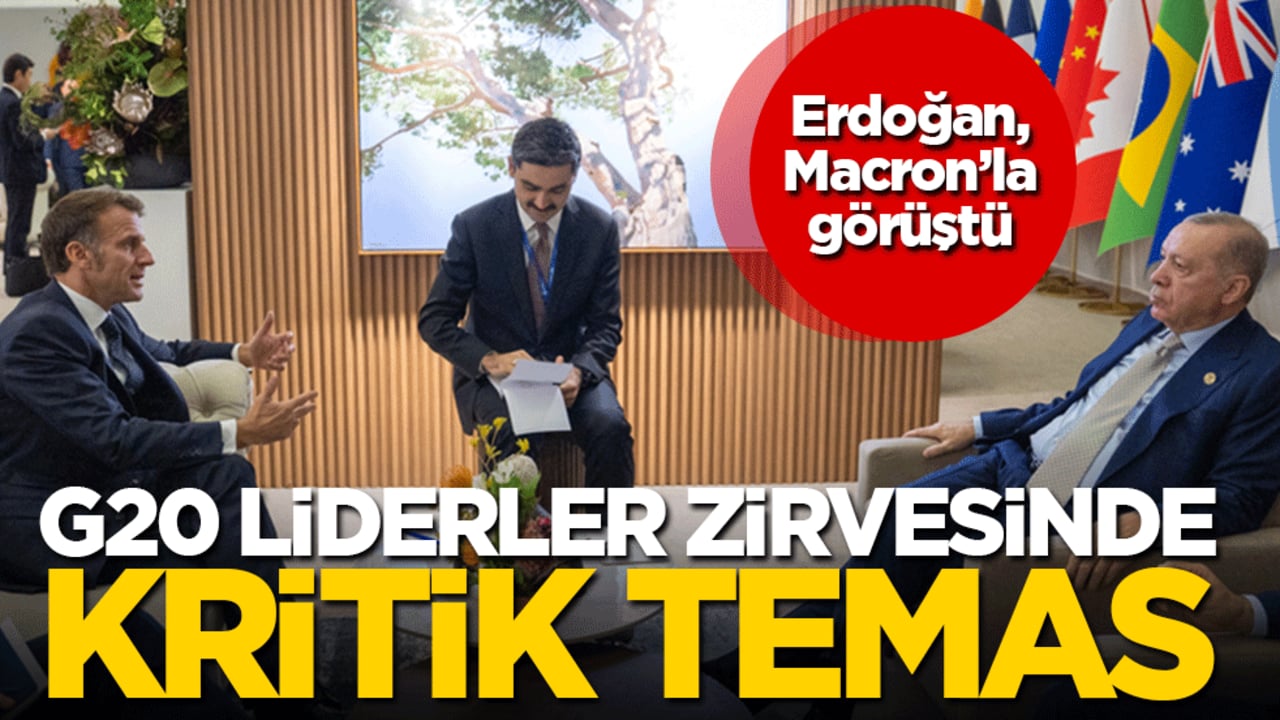 Erdoğan, Macron’la görüştü: Ukrayna ve Gazze için net mesaj: Kalıcı barış iki devletli çözümle mümkün