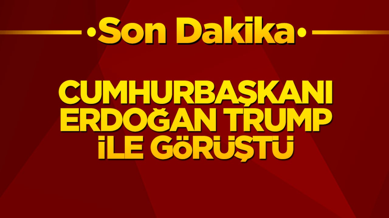 Erdoğan Trump ile görüştü