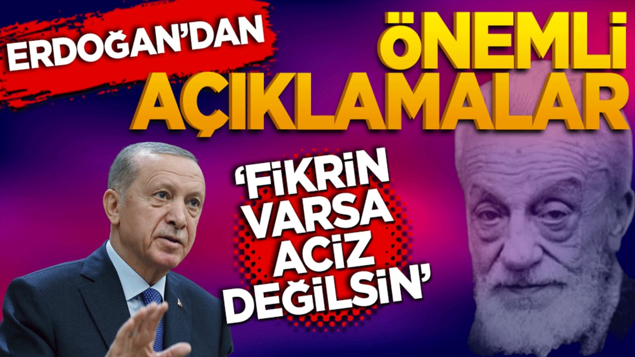 Erdoğan AKM'de 12. Necip Fazıl Ödülleri töreninde konuştu