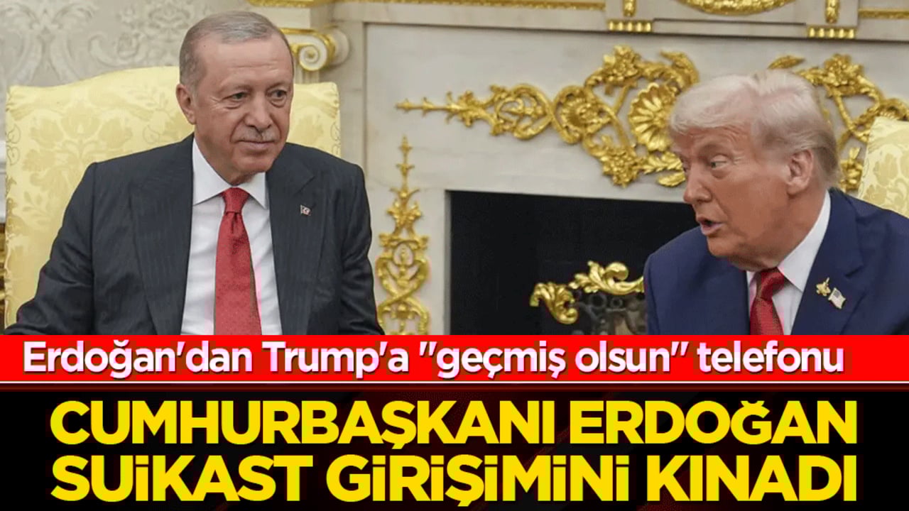 Erdoğan'dan Trump'a "geçmiş olsun" telefonu: Washington'daki saldırı sonrası liderler görüştü!
