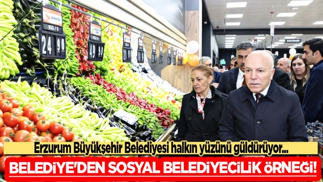 Erzurum'da sosyal belediyecilik: Ucuz su, ucuz ulaşım, ucuz gıda... Vatandaşın yüzünü güldürüyor