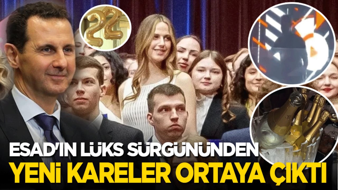Esad'ın lüks sürgününden yeni kareler ortaya çıktı