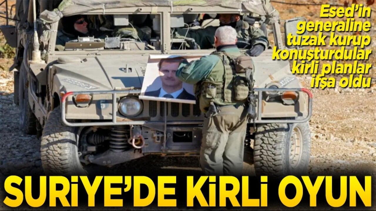Esed’in generaline tuzak kurup konuşturdular kirli plan ifşa oldu Suriye'de kirli oyun