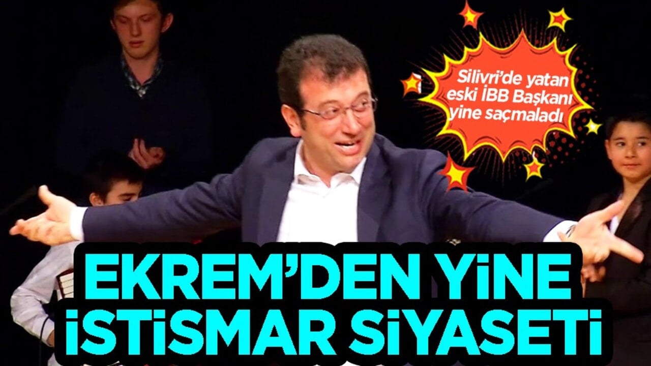 Eski İBB Başkanı Ekrem’den yine istismar siyaseti