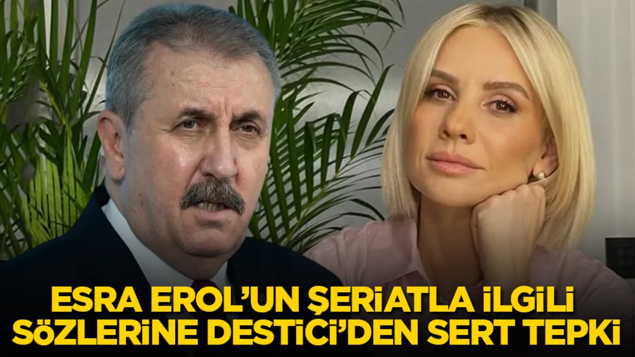 Esra Erol’un şeriatla ilgili sözlerine Mustafa Destici’den sert tepki