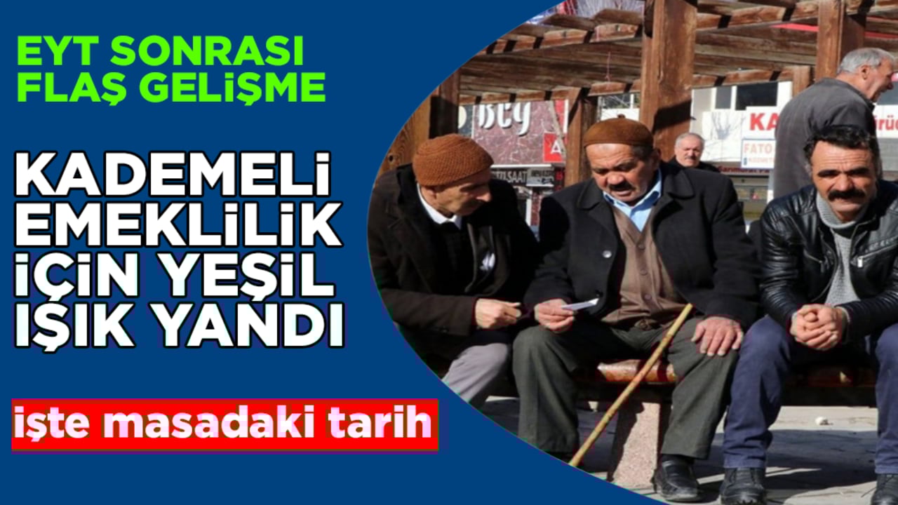 EYT sonrası flaş gelişme! Kademeli emeklilik için yeşil ışık yandı: İşte masadaki tarih