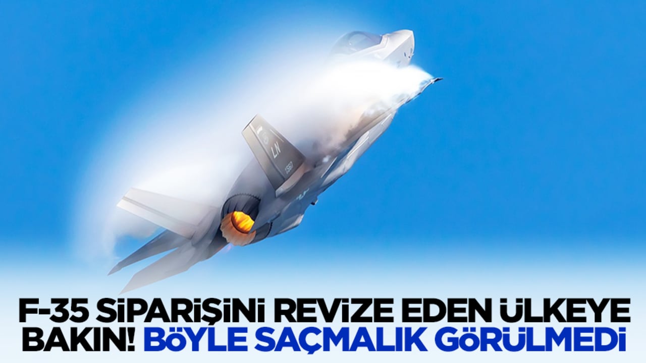 F-35 savaş uçağı siparişini revize eden ülkeye bakın! Böyle saçmalık görülmedi