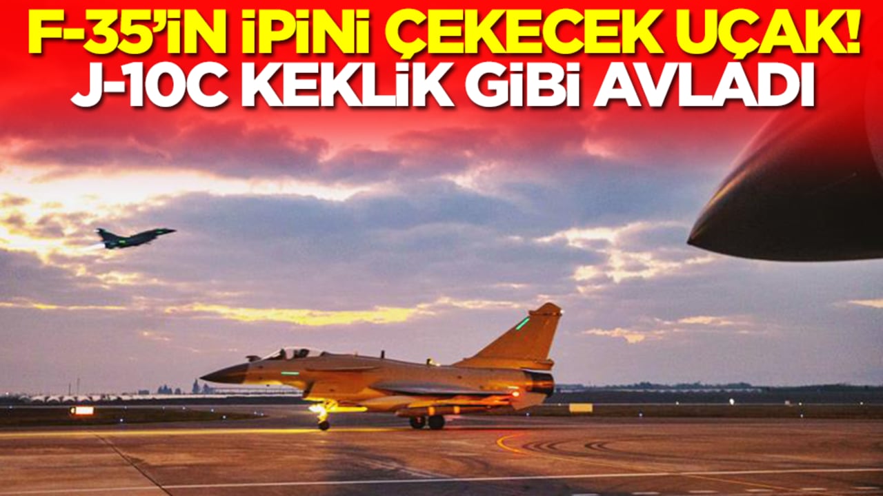 F-35'in ipini çekecek uçak! J-10C keklik gibi avladı