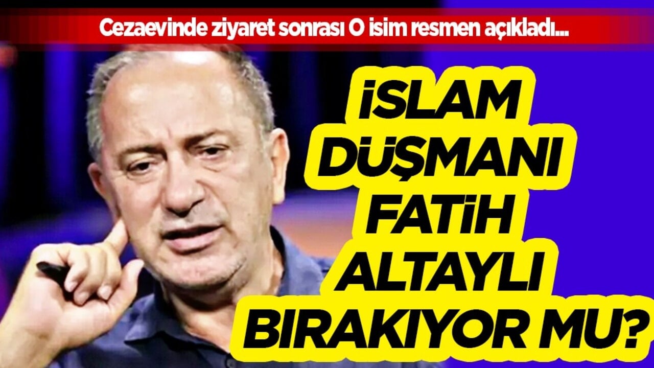 İslam düşmanı Fatih Altaylı bırakıyor mu? Gazeteci duyurdu: 'Bunu Korktu gibi algılamayın'