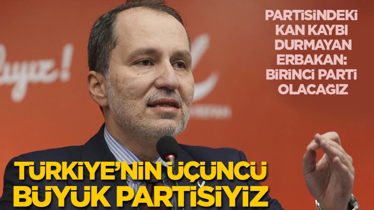 Fatih Erbakan: Türkiye’nin üçüncü büyük partisiyiz ama bu bize yakışmaz!