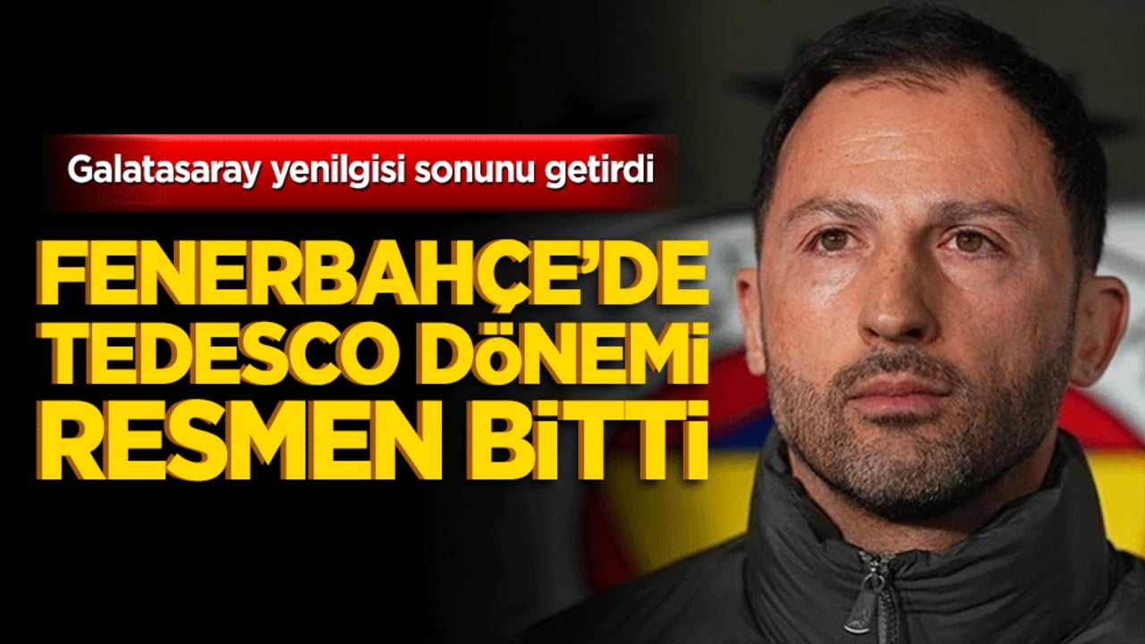 Fenerbahçe'de deprem! Galatasaray derbisi sonrası Tedesco'nun bileti kesildi!