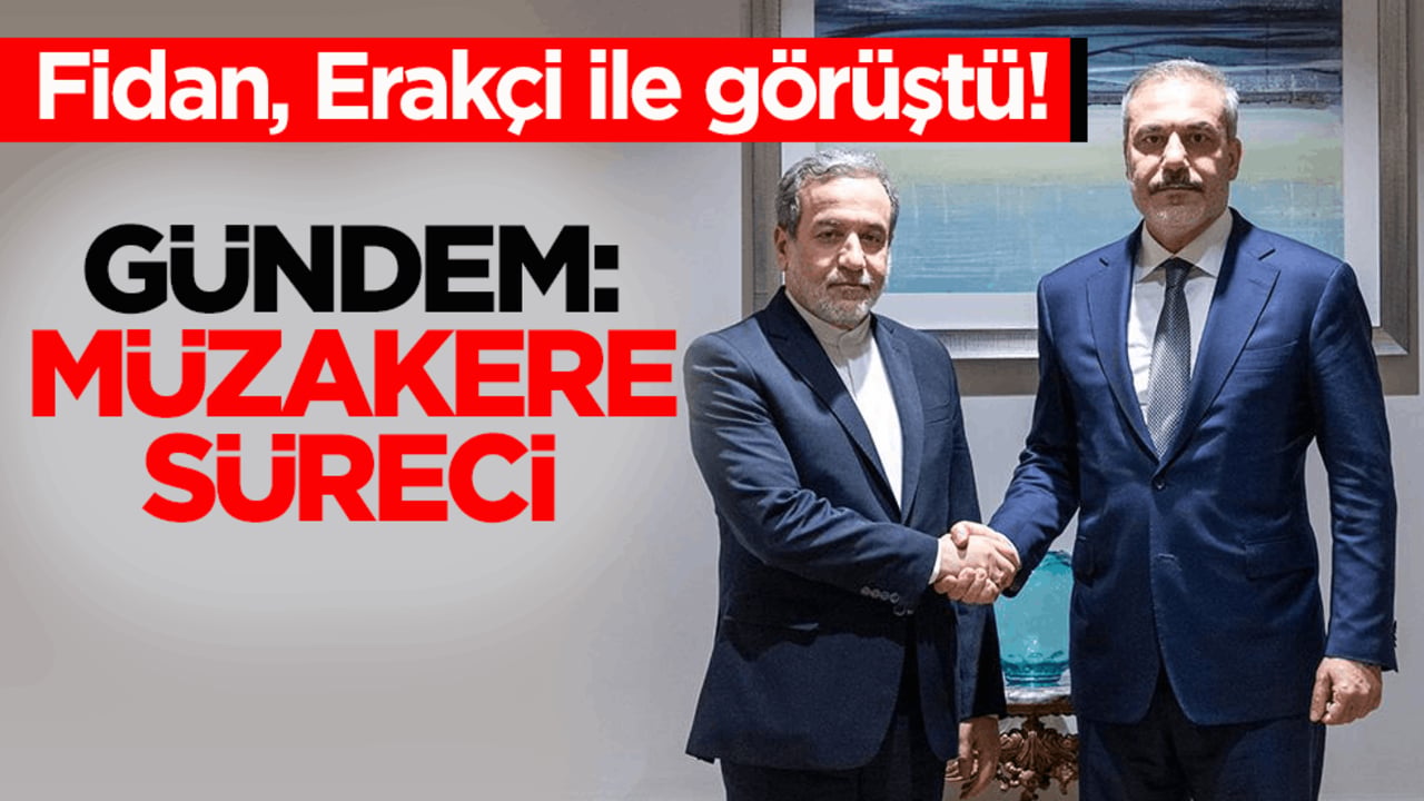 Fidan, Erakçi ile görüştü! Gündem: Müzakere süreci