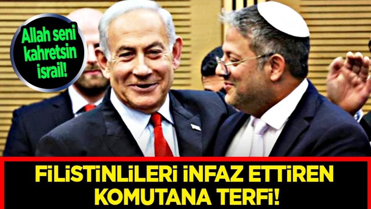 Filistinlileri infaz ettiren komutana terfi: Ahlaksız Katil sürüsü bunu da yaptı... Alçaklar!