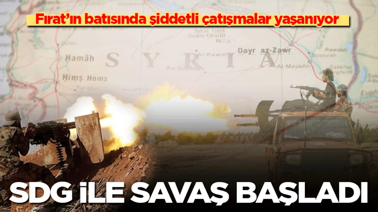 Fırat’ın batısında şiddetli çatışmalar yaşanıyor: SDG ile savaş başladı