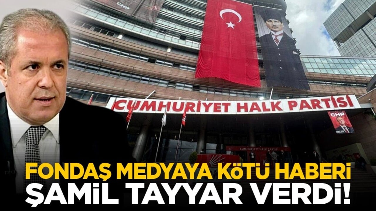 Fondaş medyaya kötü haberi Şamil Tayyar verdi!