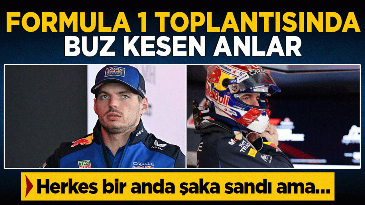Formula 1 toplantısında buz kesen anlar: Herkes bir anda şaka sandı ama…