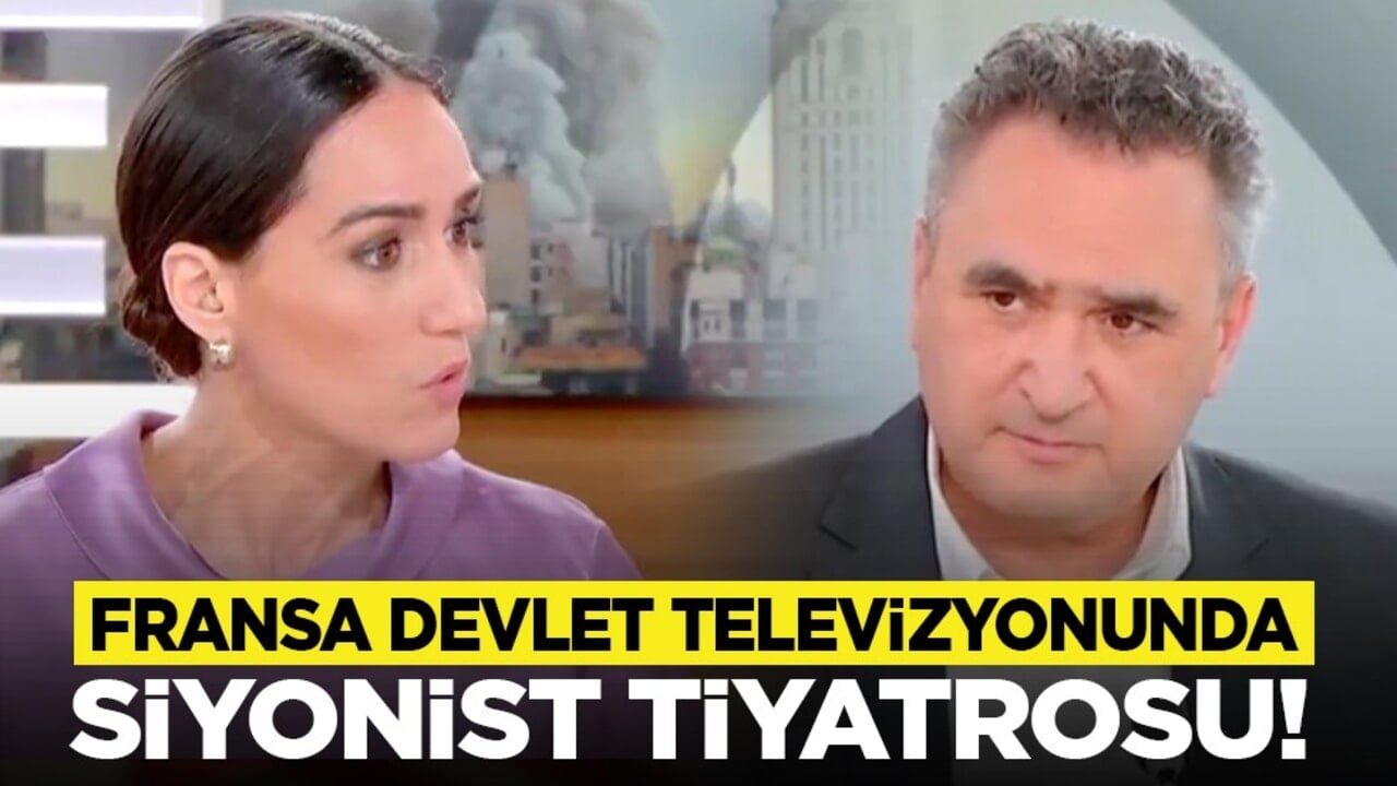 Fransa devlet televizyonunda siyonist tiyatrosu!
