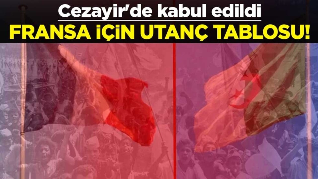 Fransa için utanç tablosu! Cezayir'de kabul edildi