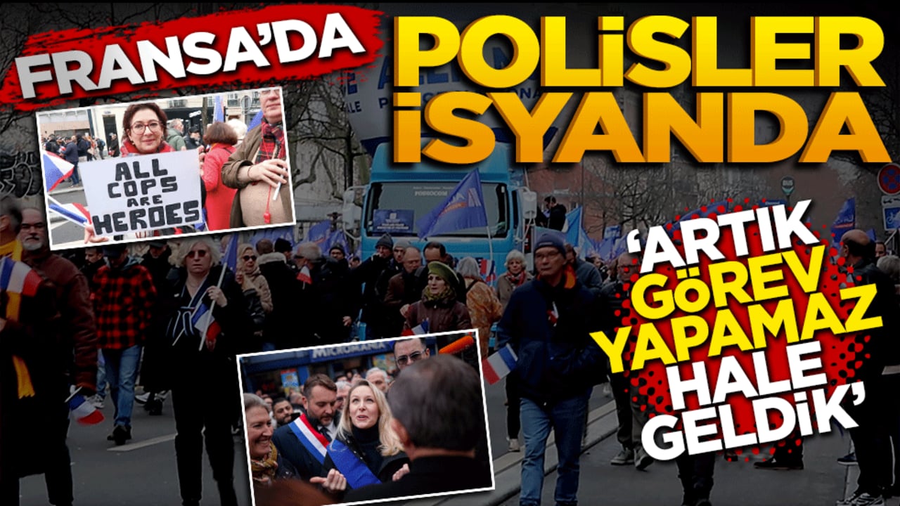 Fransa’da polisler isyanda: 