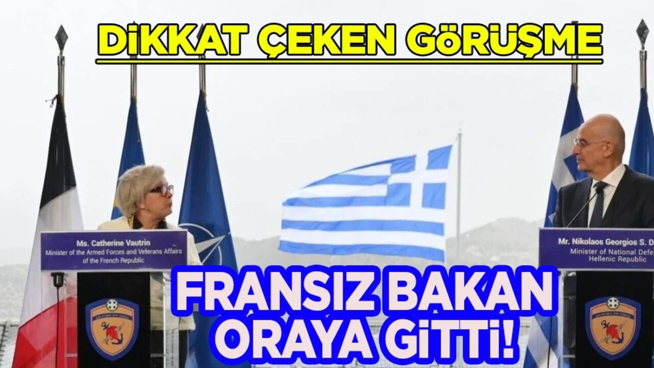 Fransız bakan Yunan tersanesini ziyaret etti: Tüm dünyaya seslendi... Bir onur diyerek duyurdu!