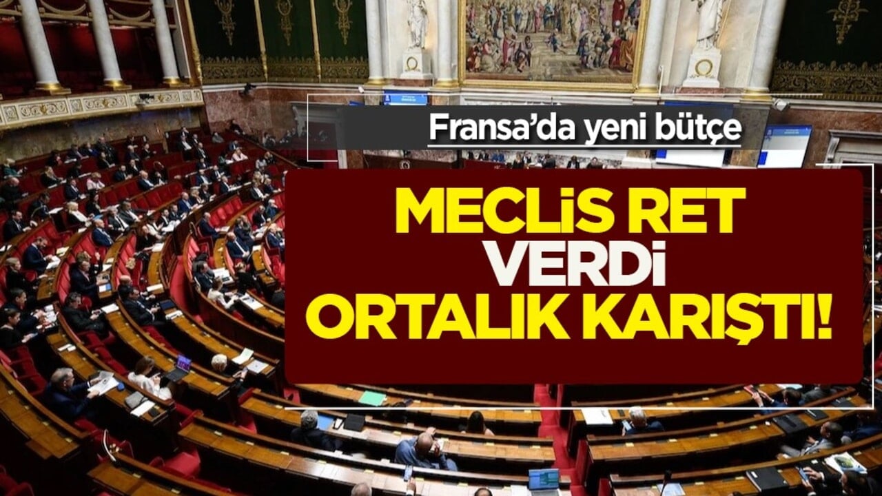Fransız Meclis'ten bütçeye ret: Oylama yapıldı! 1 evet oyuna karşı 404 hayır oy: Kabul edildi! Fransa'da bütçe planı