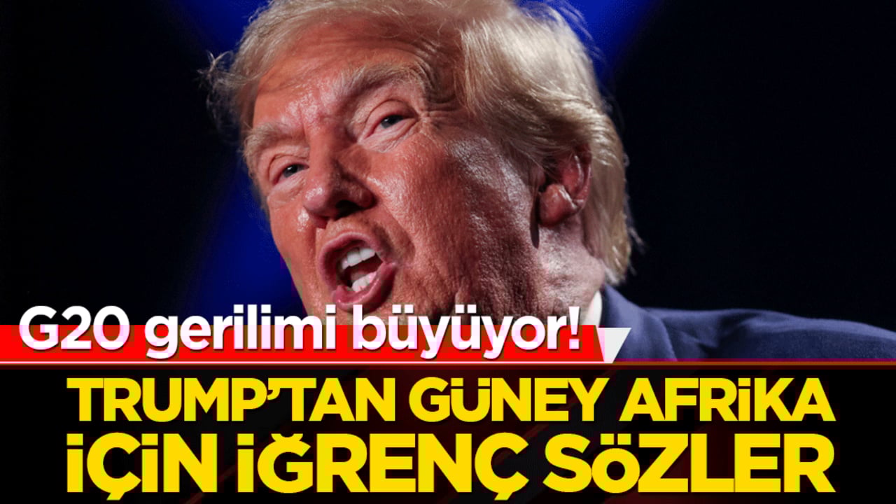G20 gerilimi büyüyor! Trump’tan Güney Afrika çıkışı