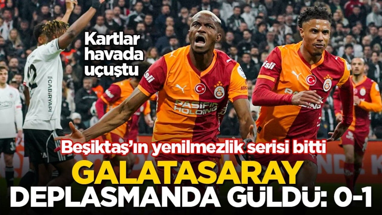 Galatasaray deplasmanda güldü