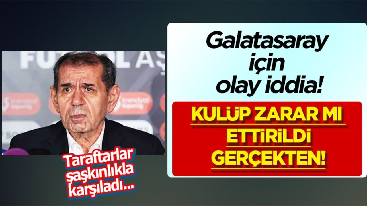 Galatasaray için olay iddia! Kulüp zarar mı ettirildi? Sosyal medyada viral oldu...