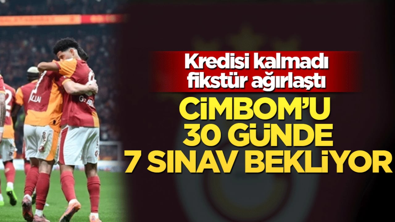 Galatasaray nefes alamayacak bir fikstüre giriyor: 1 ayda 7 kritik maç