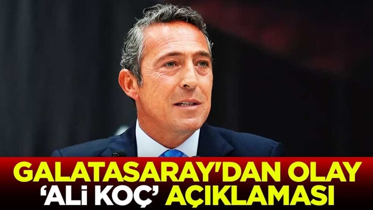 Galatasaray'dan olay "Ali Koç" açıklaması: Bu ülkenin sporu senden bıktı