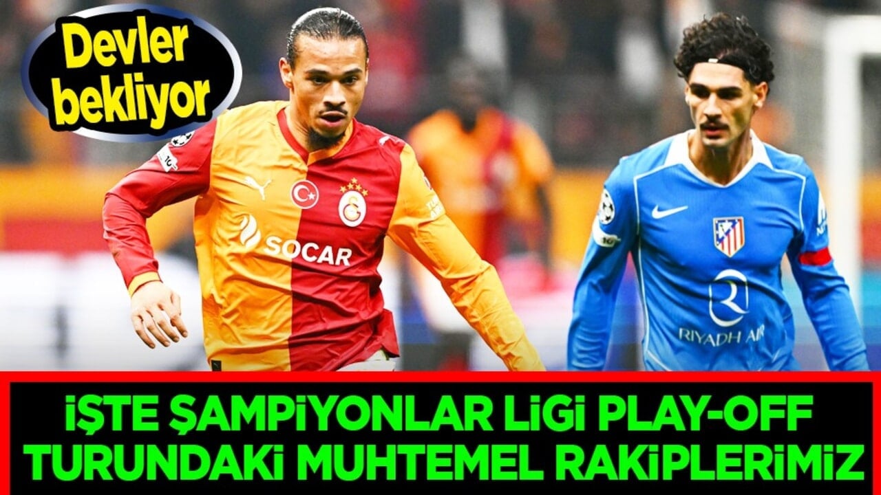 Galatasaray'ın Şampiyonlar Ligi play-off turundaki muhtemel rakipleri belli oldu!