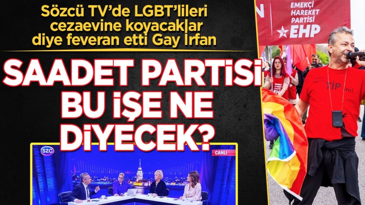 Gay İrfan Değirmenci canlı yayında LGBT’leri cezaevine koyacaklar diye feveran etti!