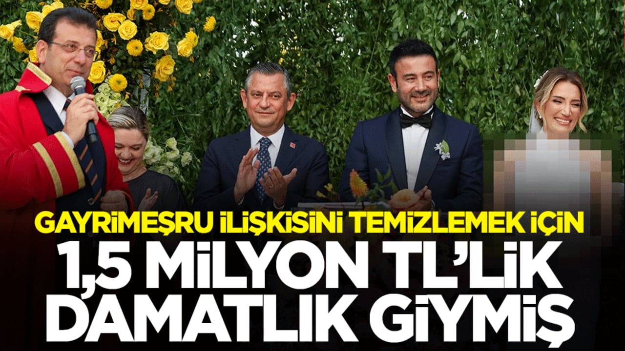 Gayrimeşru ilişkisi bomba etkisi yapmıştı! eski Beşiktaş Belediye Başkanı Rıza Akpolat1,5 milyon TL’lik damatlık giymiş
