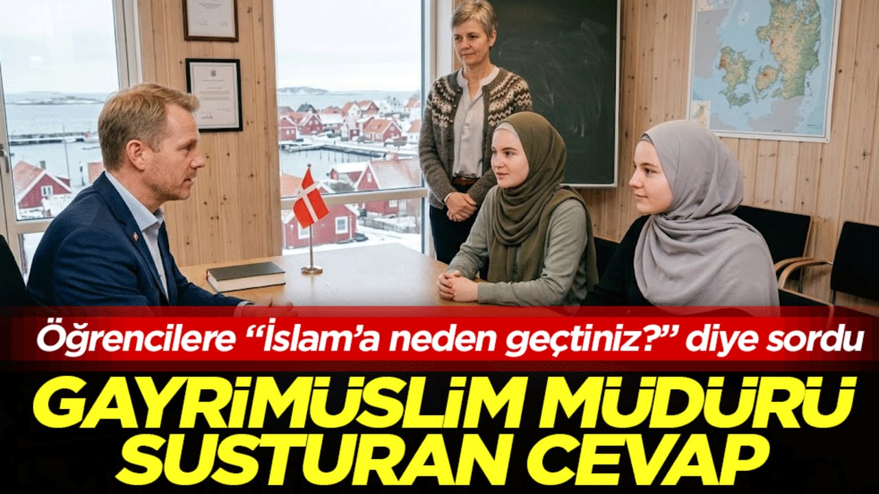 Gayrimüslim müdürü susturan cevap! Öğrencilere ‘İslam’a neden geçtiniz?’ diye sordu!