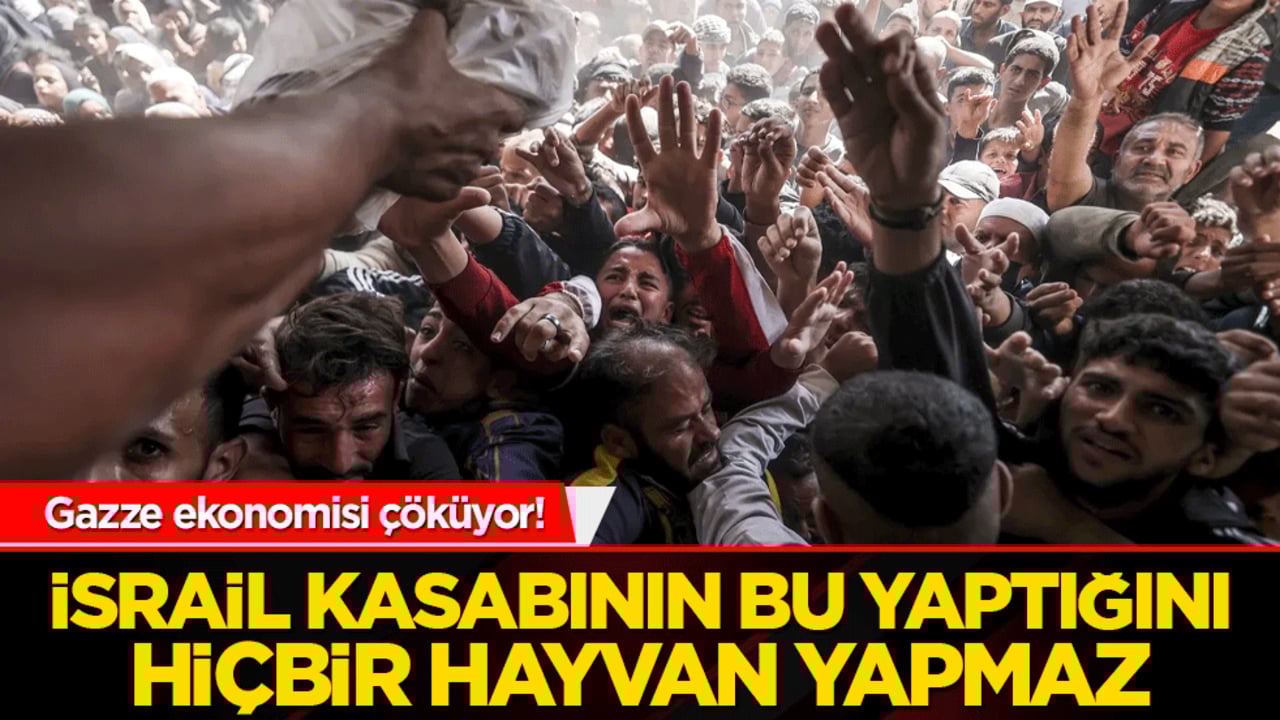Gazze ekonomisi çöküyor! Saldırılar üretimi yüzde 25 düşürdü