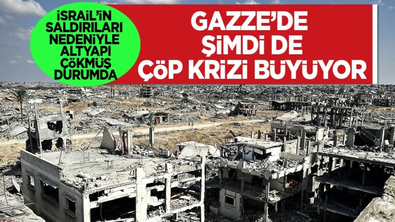 Gazze’de çöp krizi: Miktar Çeyrek milyon tonu aştı! İşgalci Siyonist Rejim’in yol açtığı zulüm tablosu