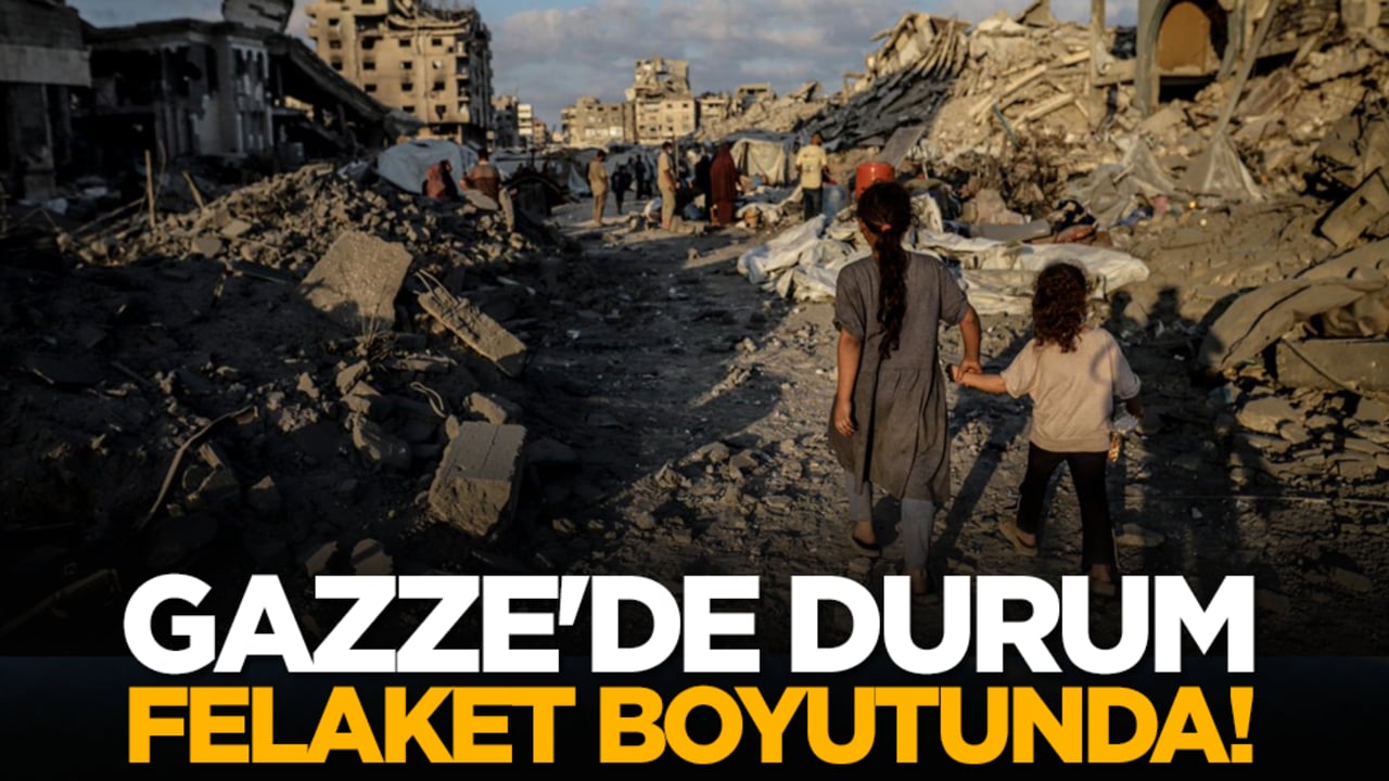 Gazze'de durum felaket boyutunda!