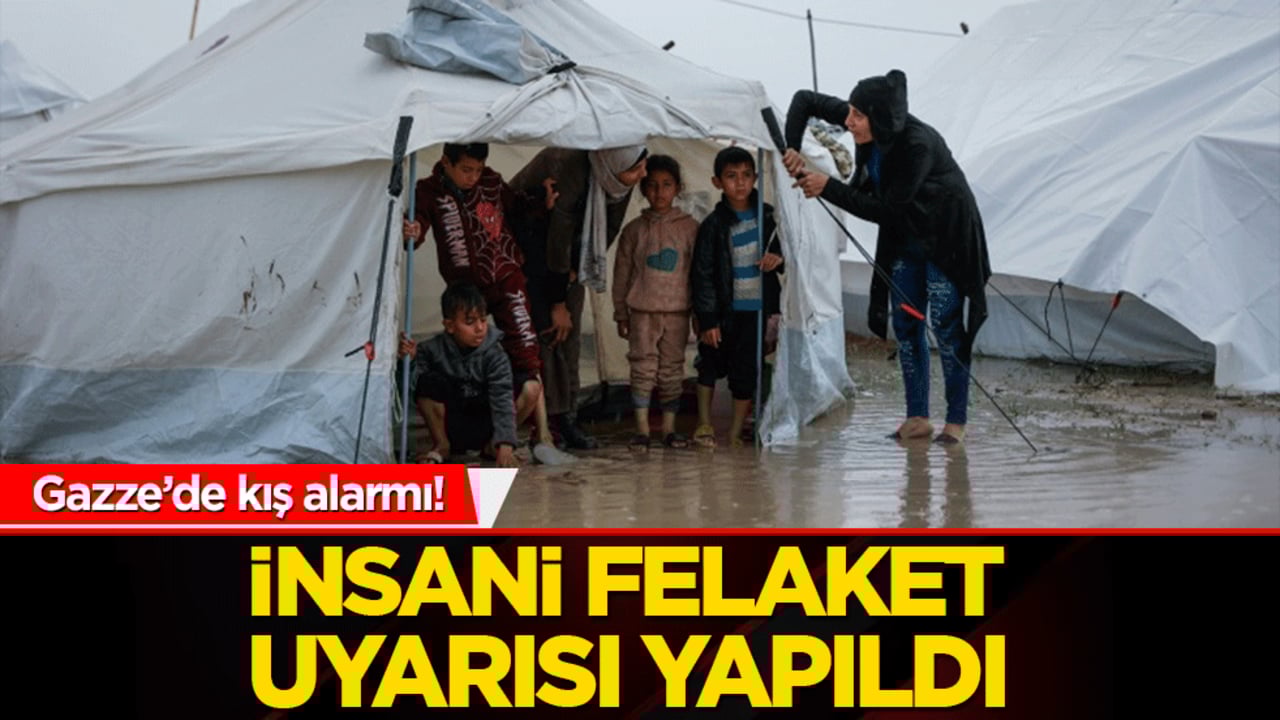 Gazze’de kış alarmı! İnsani felaket uyarısı yapıldı