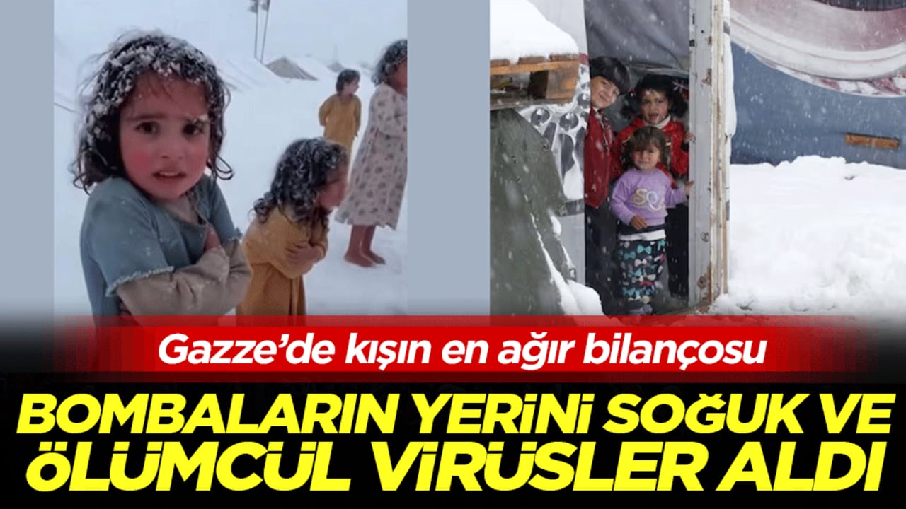 Gazze’de kışın en ağır bilançosu! Bombaların yerini soğuk ve ölümcül virüsler aldı