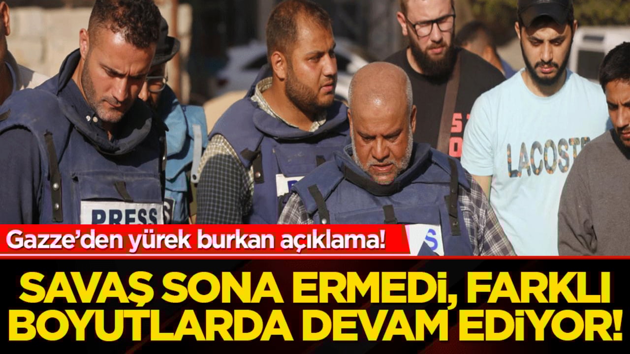 Gazze’den yürek burkan açıklama! Savaş sona ermedi, farklı boyutlarda devam ediyor!