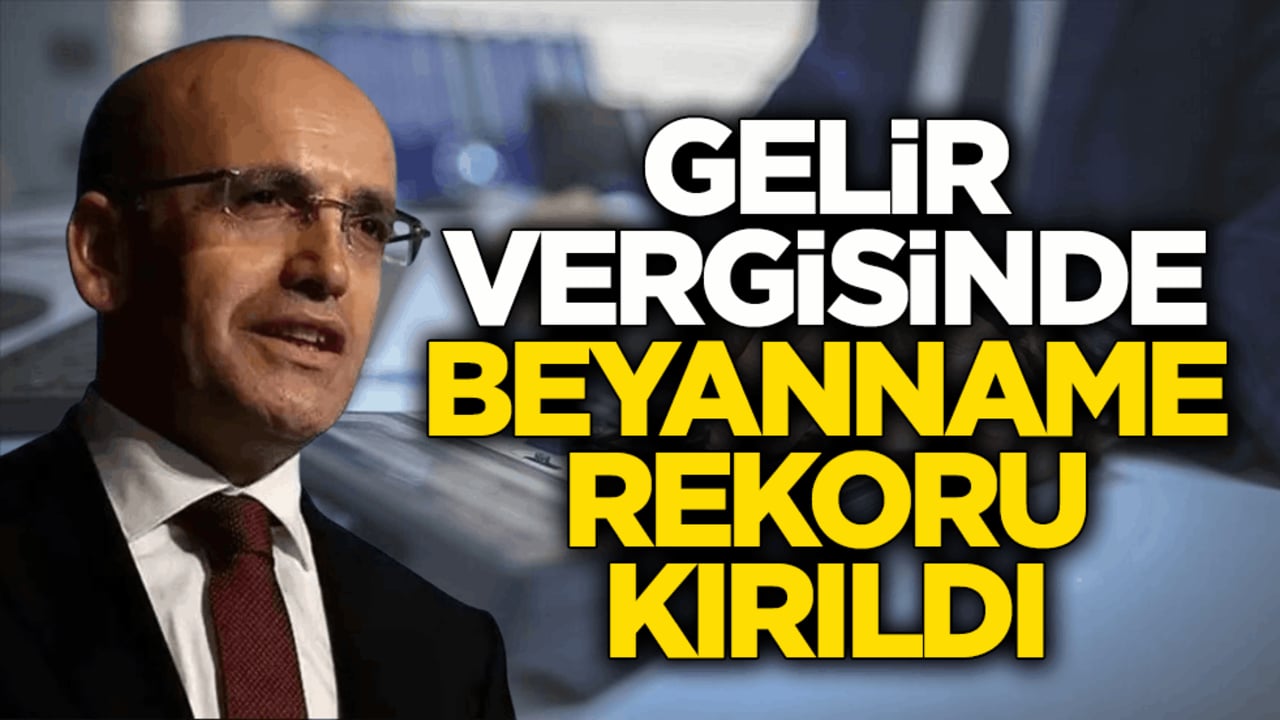 Gelir vergisinde beyanname rekoru kırıldı