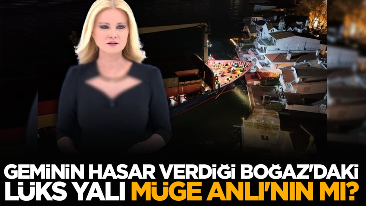 Geminin hasar verdiği Boğaz'daki lüks yalı Müge Anlı'nın mı?