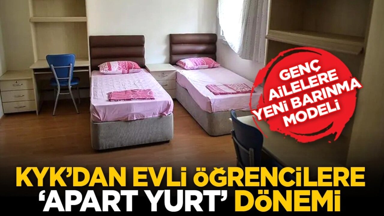 Genç ailelere yeni barınma modeli: KYK’dan evli öğrencilere ‘Apart yurt’ dönemi