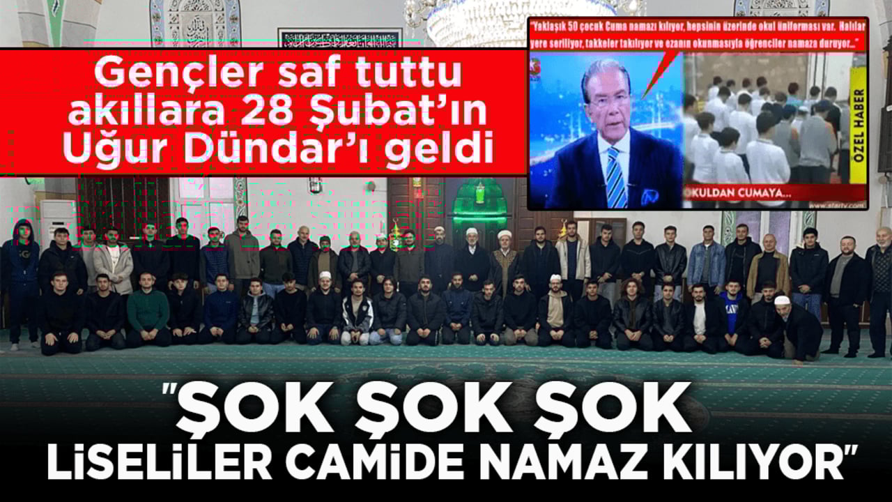 Gençler saf tuttu akıllara 28 Şubat’ın Uğur Dündar’ı geldi! 