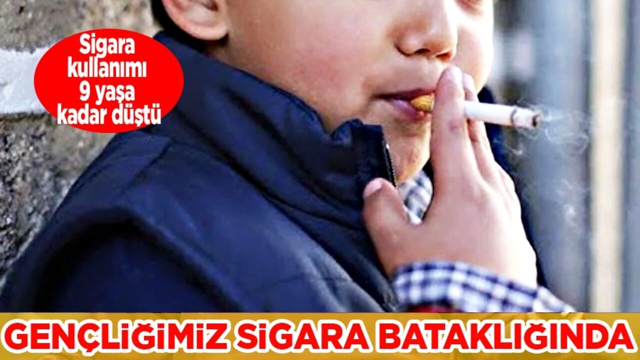 Gençliğimiz Sigara Bataklığında... Sigara kullanımı 9 yaşa kadar düştü: Akılalmaz veriler...