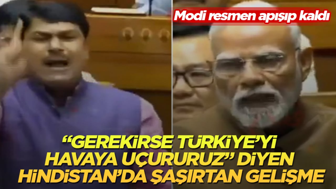 "Gerekirse Türkiye’yi havaya uçururuz" diyen Hindistan’da şaşırtan gelişme! Modi resmen apışıp kaldı 